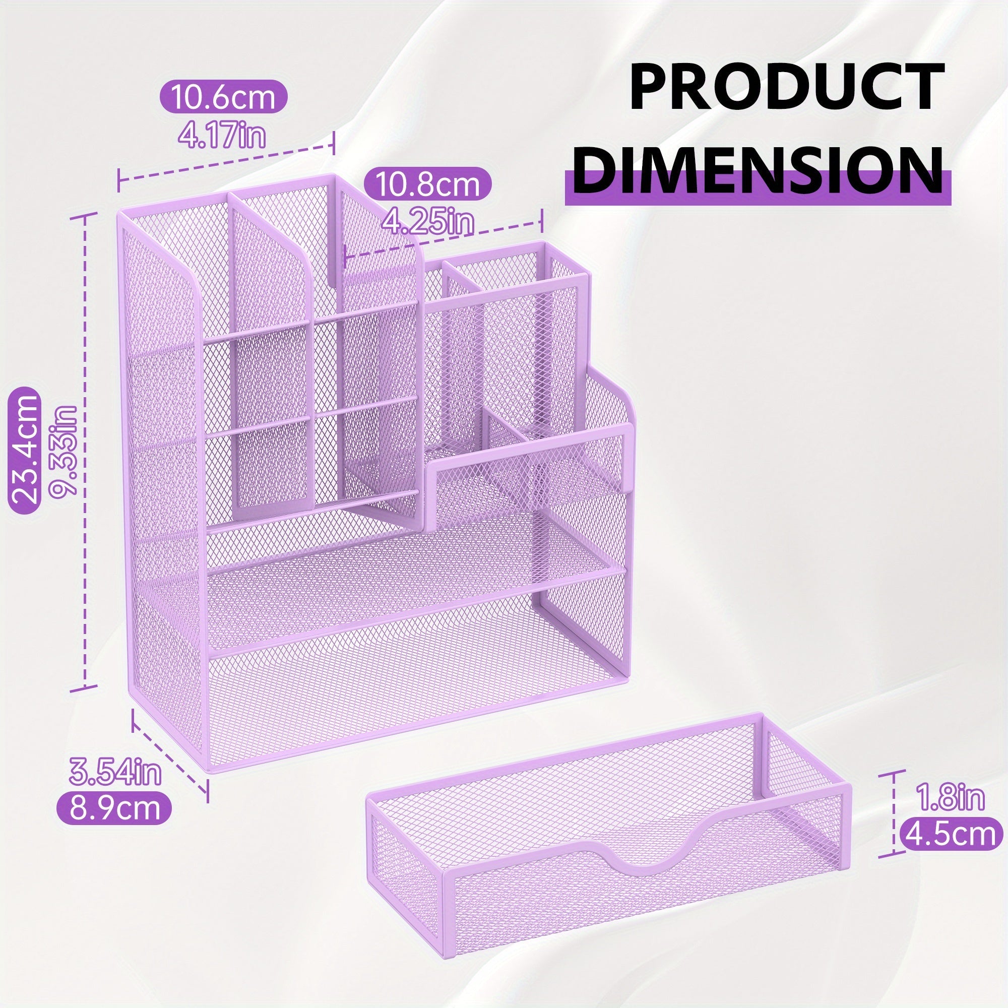 Smart Organiser Desk Rack - Multifunctional Storage for Your Office Supplies