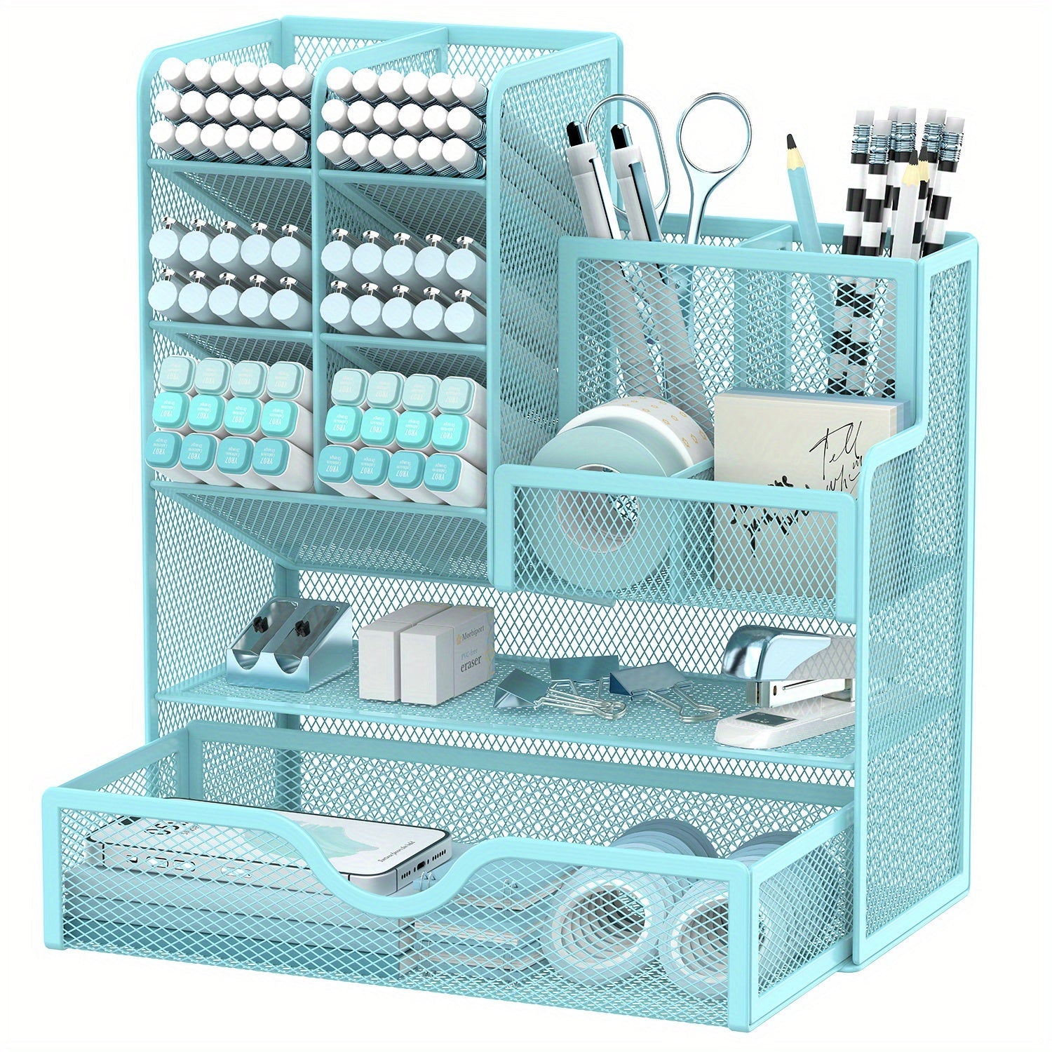 Smart Organiser Desk Rack - Multifunctional Storage for Your Office Supplies