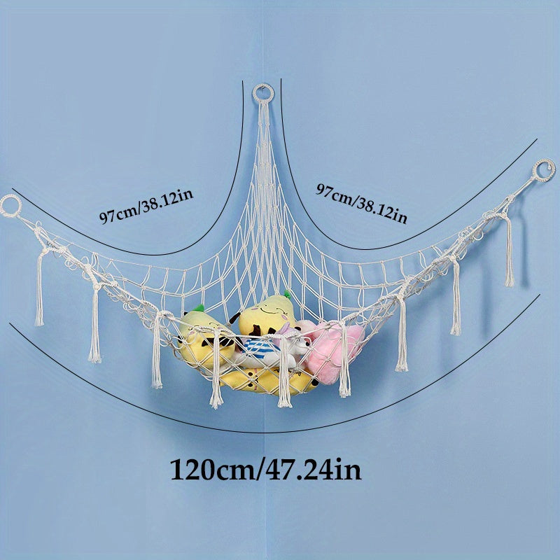SnuggleNet Hammock for Plush Toys - Stylish Solution for Toy Storage