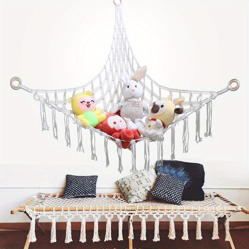 SnuggleNet Hammock for Plush Toys - Stylish Solution for Toy Storage
