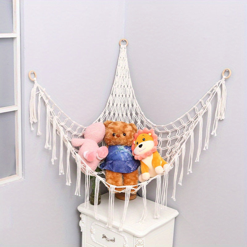 SnuggleNet Hammock for Plush Toys - Stylish Solution for Toy Storage