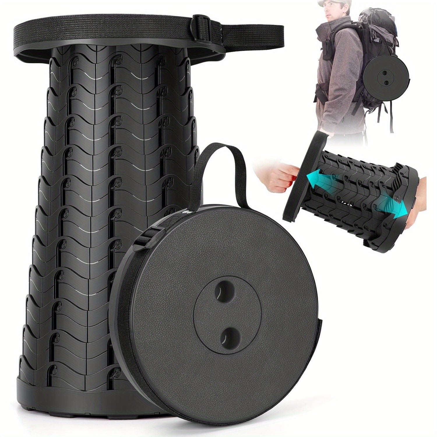 Foldable Chair with Carry Strap - Compact and Sturdy for Outdoor Adventures