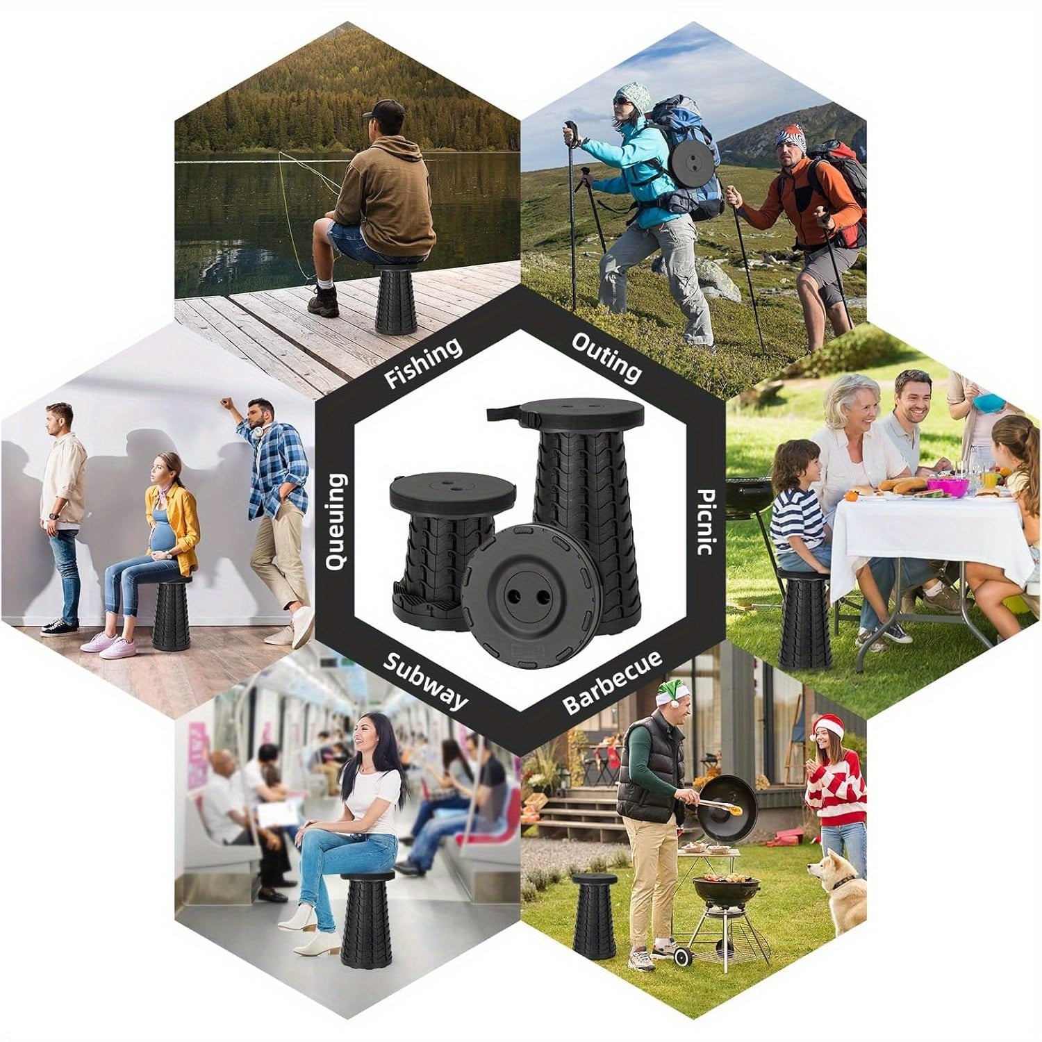 Foldable Chair with Carry Strap - Compact and Sturdy for Outdoor Adventures