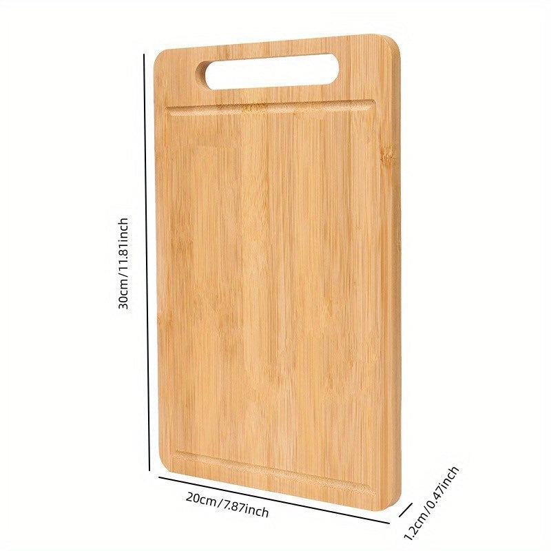 Bamboo Chopping Board with Juice Groove – Sturdy, Natural and Ideal for Daily Use