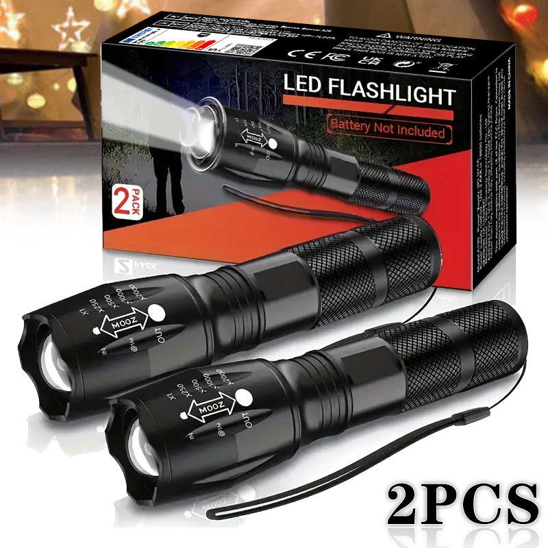 LED Torches – High Lumen, Zoomable, Handheld for Camping & Emergencies