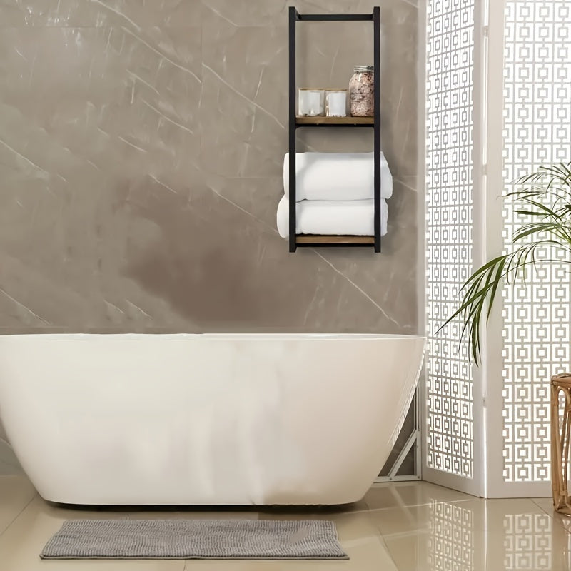 Space-Saving Towel Rack - For a Tidy Bathroom