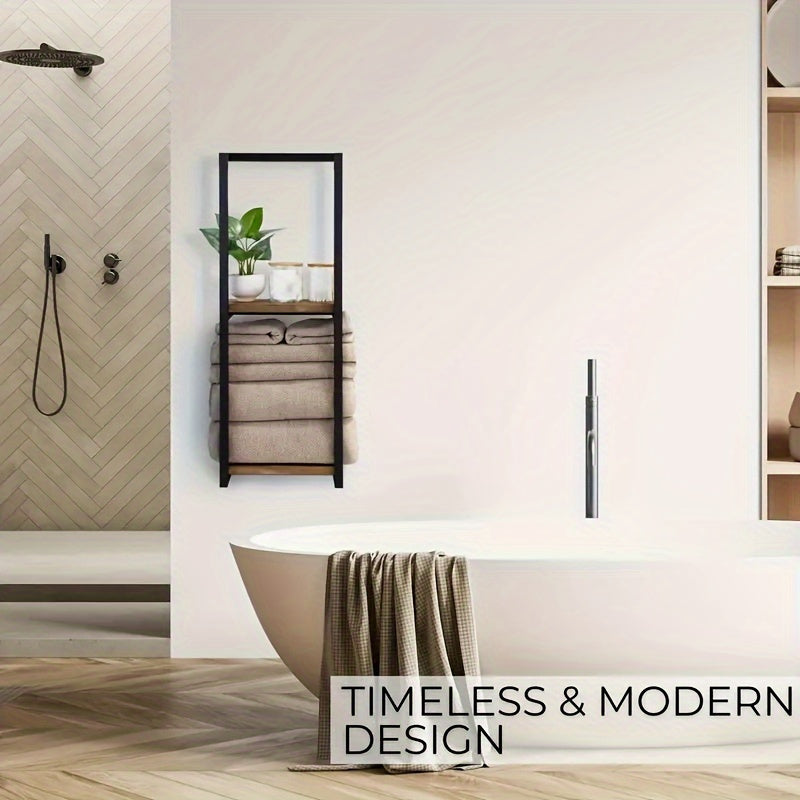 Space-Saving Towel Rack - For a Tidy Bathroom