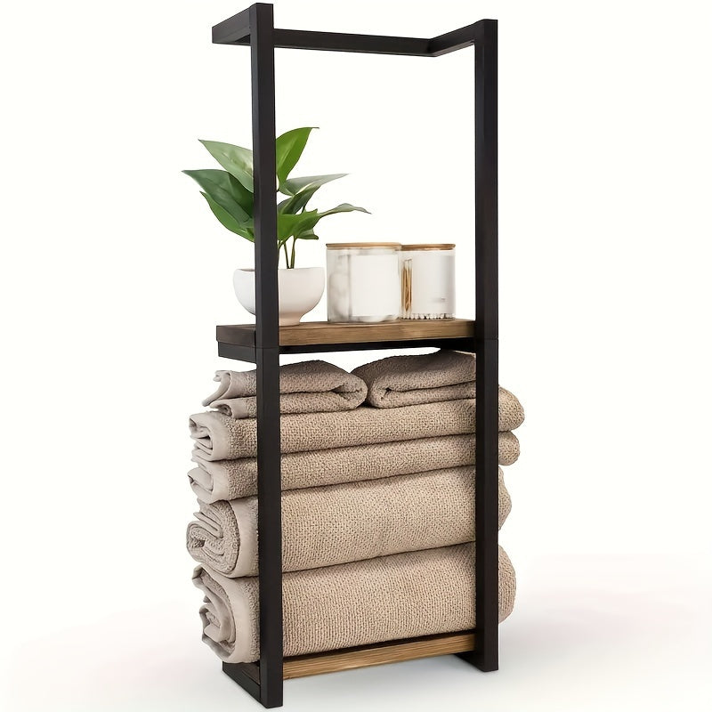 Space-Saving Towel Rack - For a Tidy Bathroom