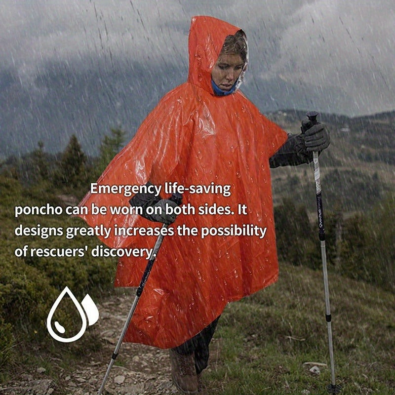 StormGuard Emergency Ponchos - Waterproof and Thermal Protection