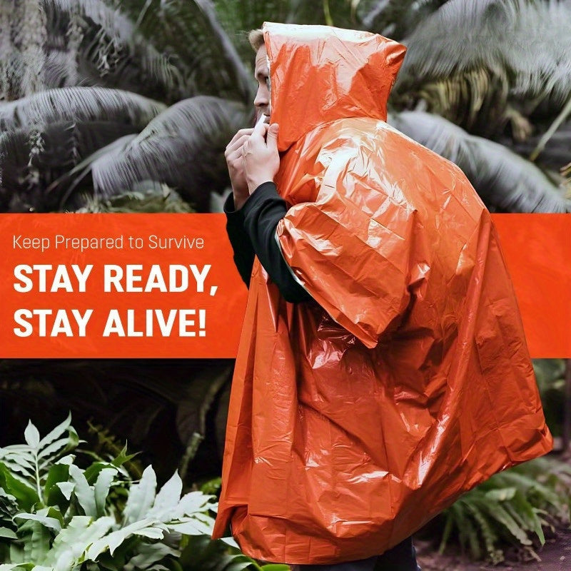 StormGuard Emergency Ponchos - Waterproof and Thermal Protection