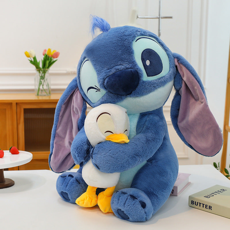 Kawaii Stitch Plush Toy - Cute Cartoon Sleep Buddy for Bedtime and Decoration