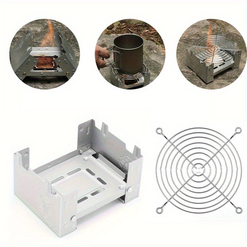 Foldable Camping Stove Set - Durable and Lightweight for Outdoor Adventures
