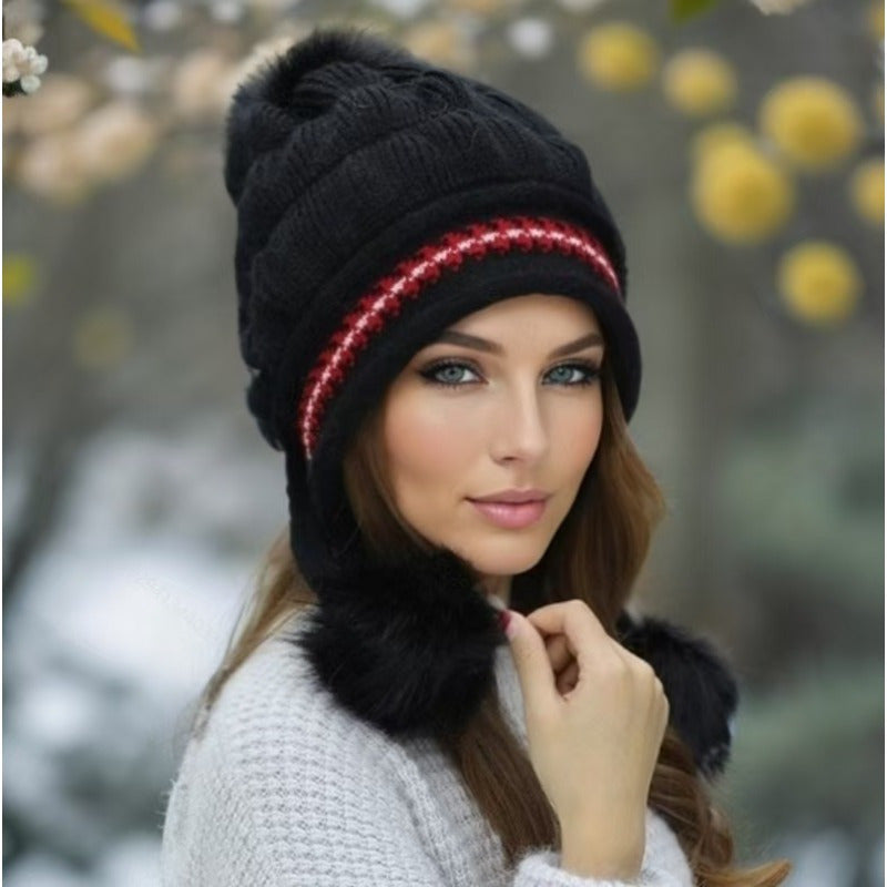 Eva Winter Beanie with Ear Protection – For Style and Warmth in the Cold