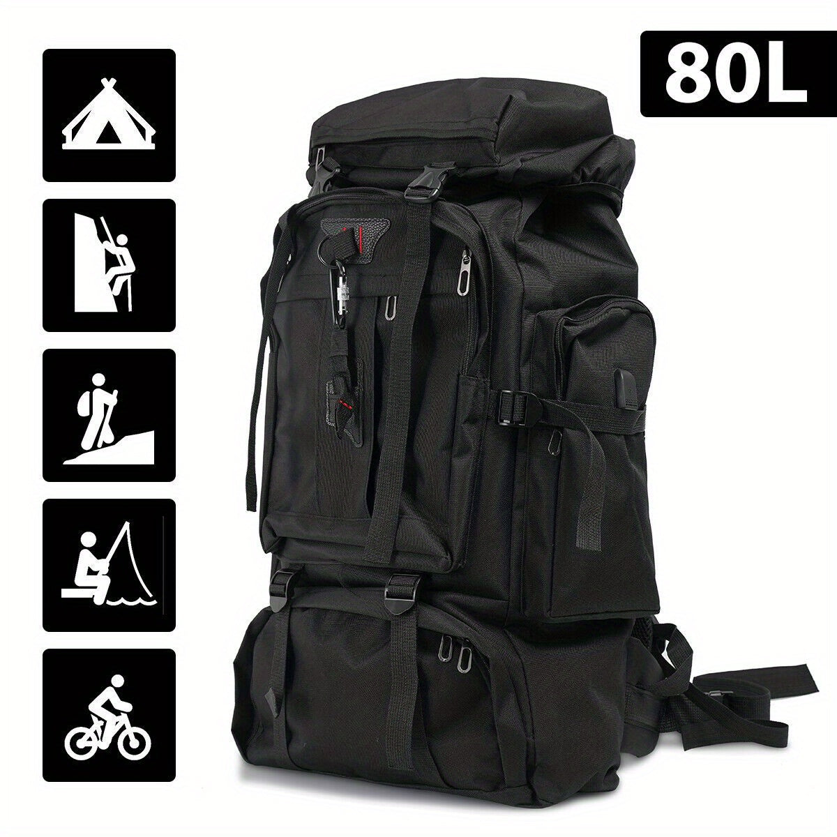Explorer 80L Hiking Rucksack – Sturdy and Versatile