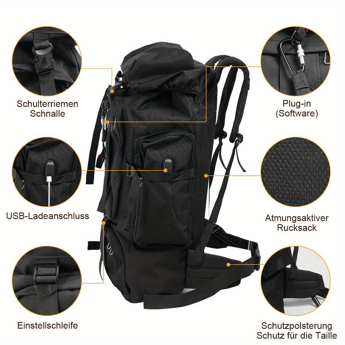Explorer 80L Hiking Rucksack – Sturdy and Versatile