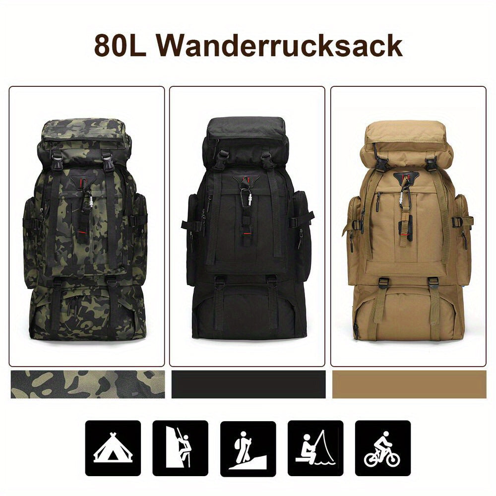 Explorer 80L Hiking Rucksack – Sturdy and Versatile