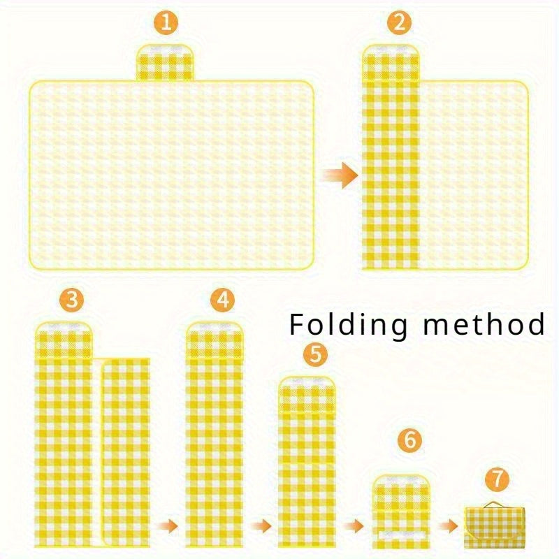 Waterproof and Foldable Picnic Blanket – Ideal for Camping, Beach and Outdoor Adventures