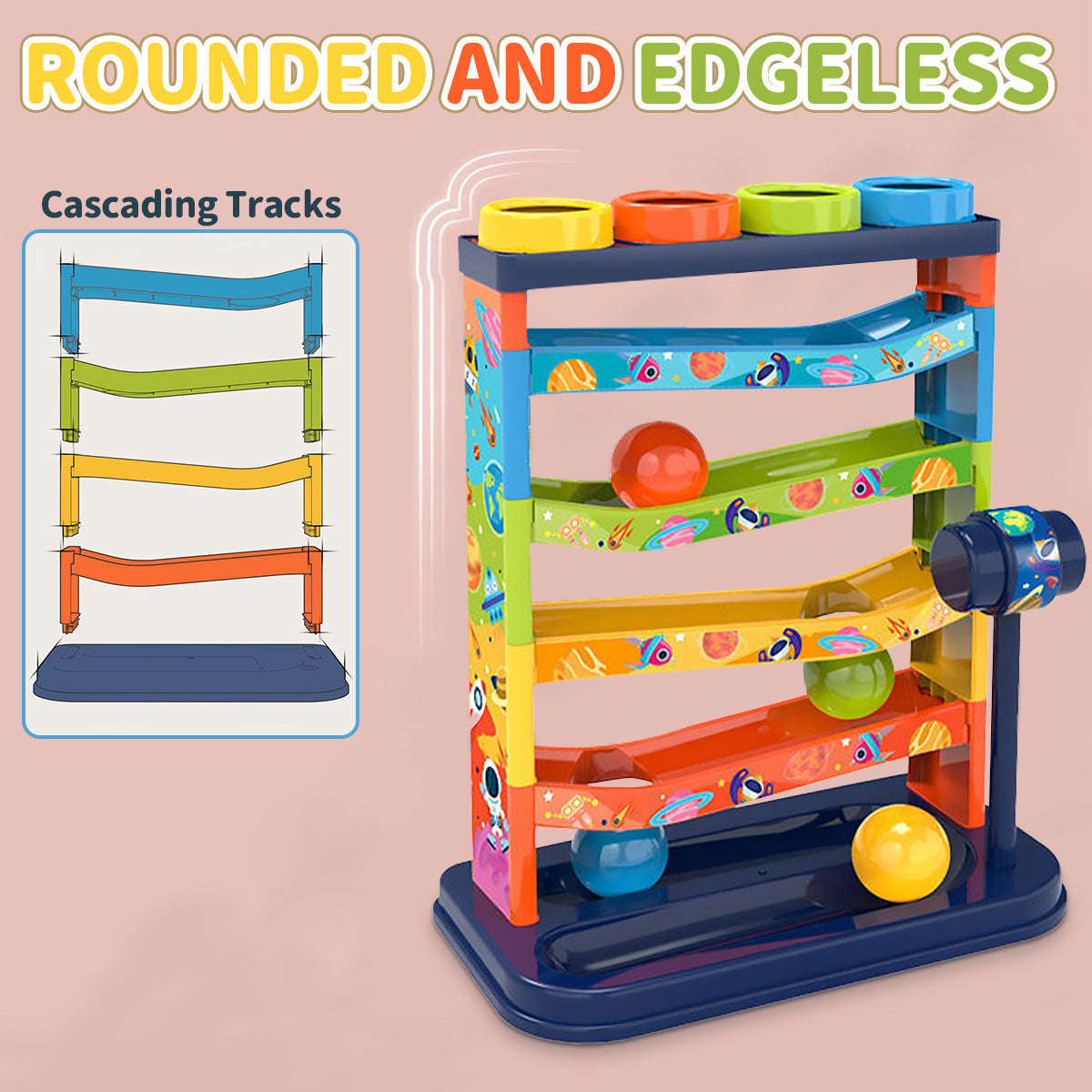 Colourful Ball Rolling System – Educational Toy for Children