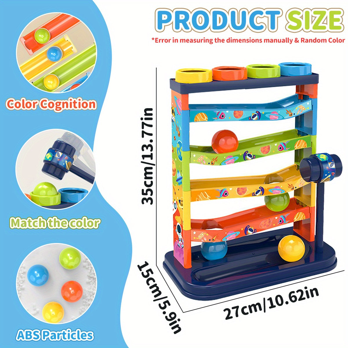 Colourful Ball Rolling System – Educational Toy for Children
