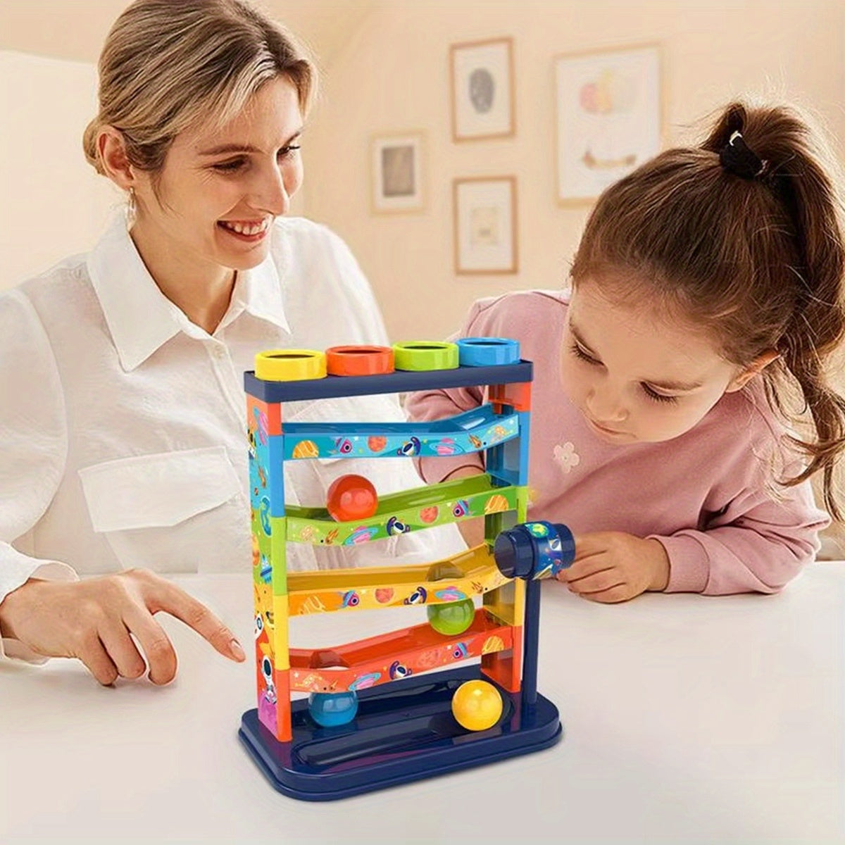 Colourful Ball Rolling System – Educational Toy for Children