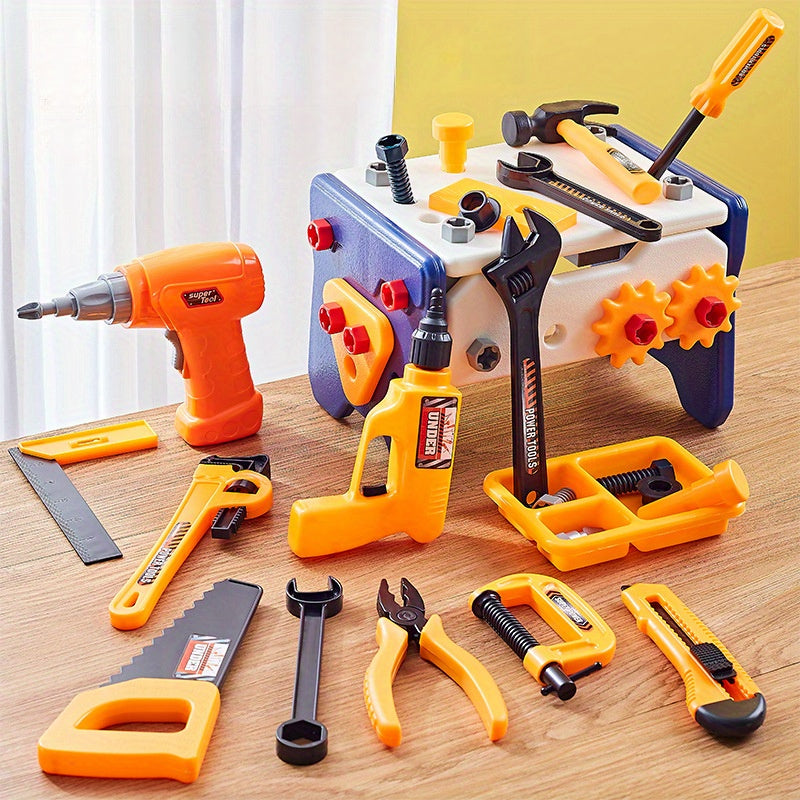 BuilderPro Educational Children's Tool Set - For Creative Building and Playing