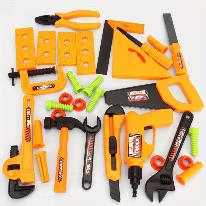 BuilderPro Educational Children's Tool Set - For Creative Building and Playing