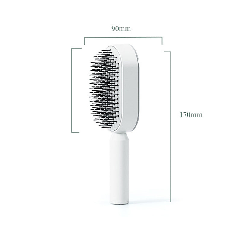 Self-Cleaning 3D Hair Brush