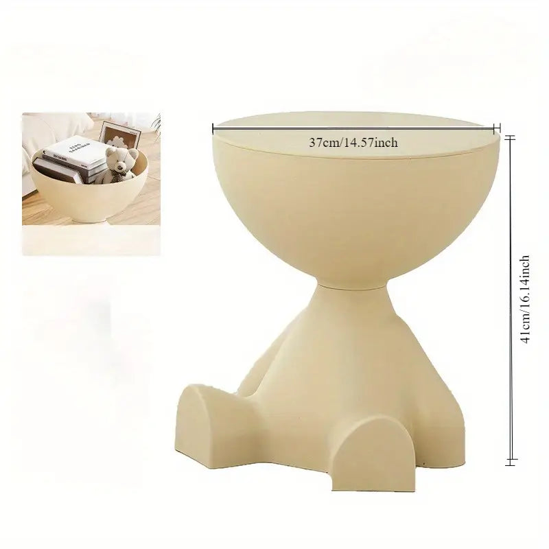ScandiNest Decorative Side Table | Creative and compact nightstand for home, sofa, and bed
