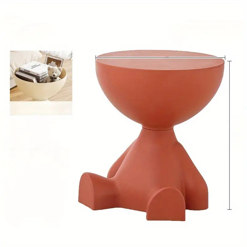 ScandiNest Decorative Side Table | Creative and compact nightstand for home, sofa, and bed