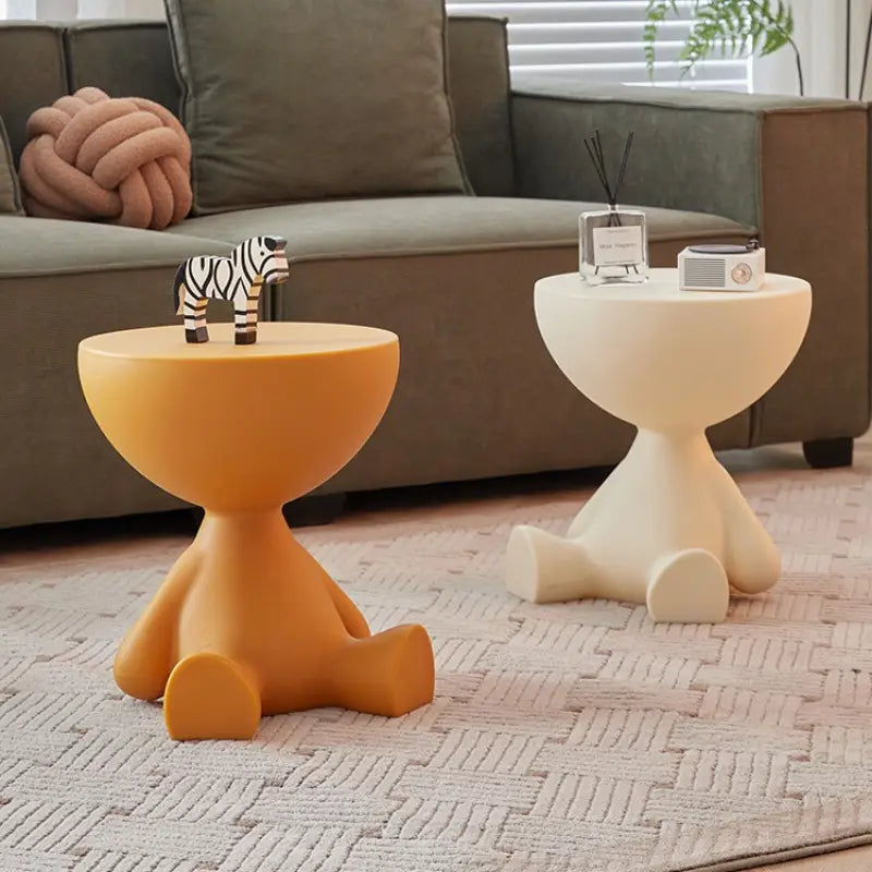 ScandiNest Decorative Side Table | Creative and compact nightstand for home, sofa, and bed