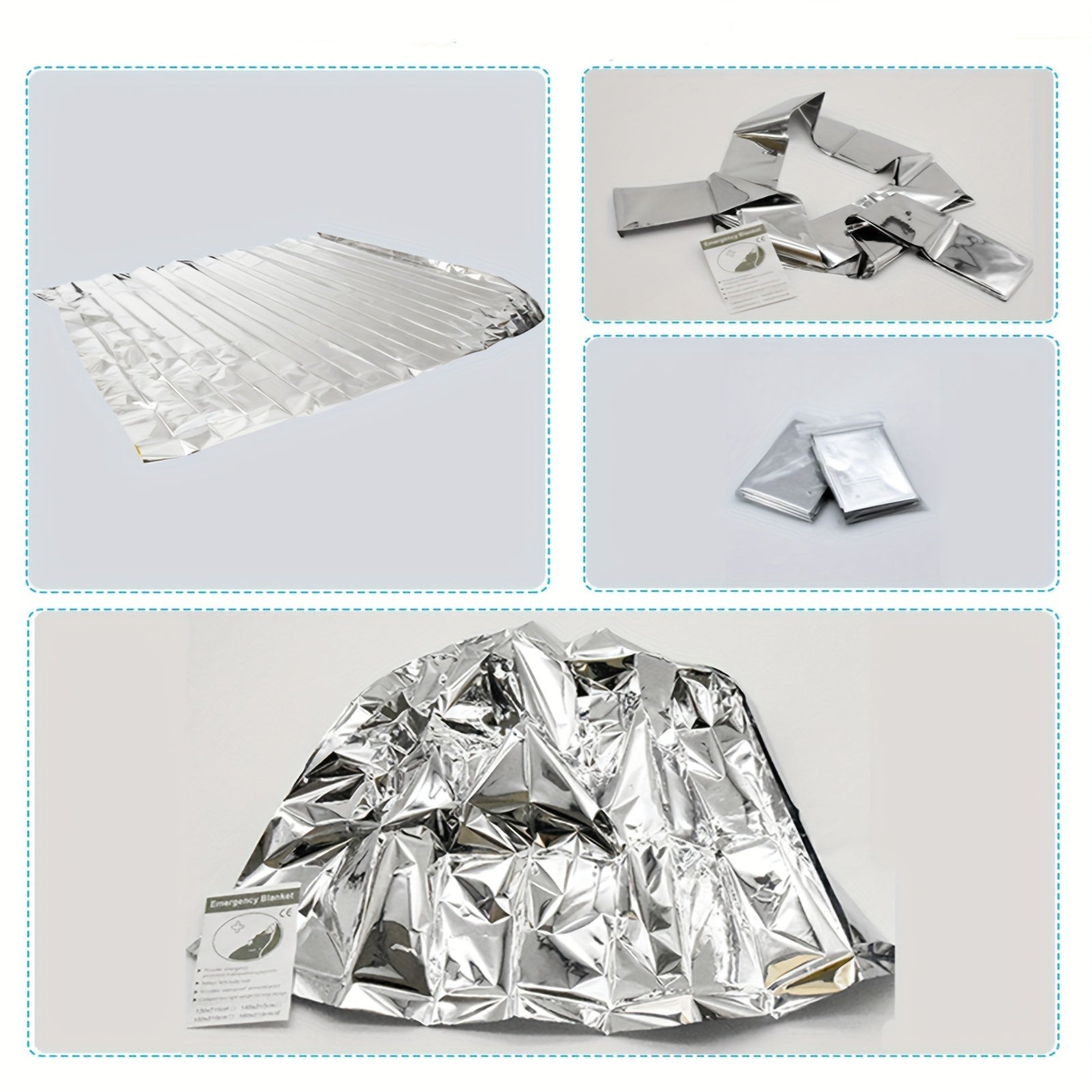 ThermoShield Emergency Blanket - Compact and Waterproof for Optimal Heat Retention