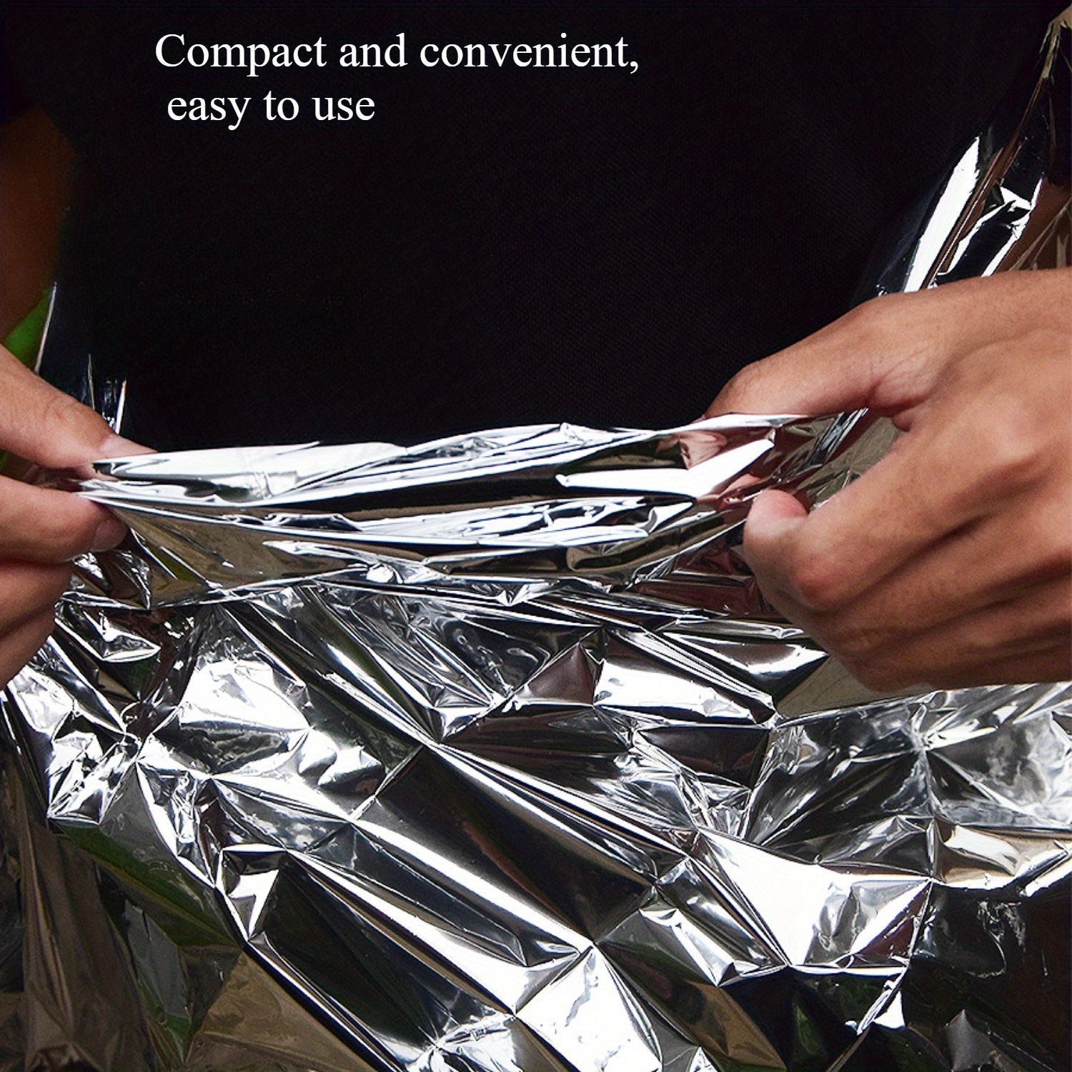 ThermoShield Emergency Blanket - Compact and Waterproof for Optimal Heat Retention