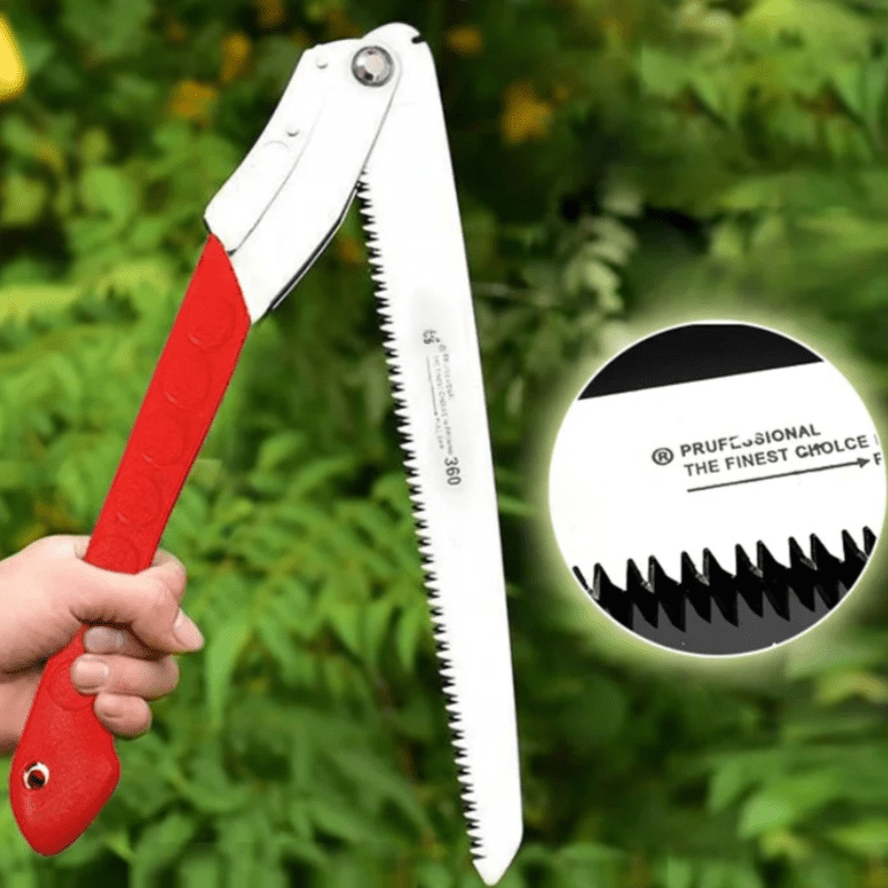 360° Extendable Folding Saw - Robust and Efficient for Gardening and Camping
