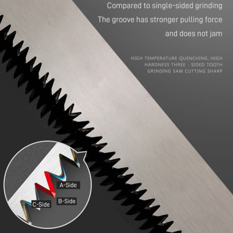 360° Extendable Folding Saw - Robust and Efficient for Gardening and Camping