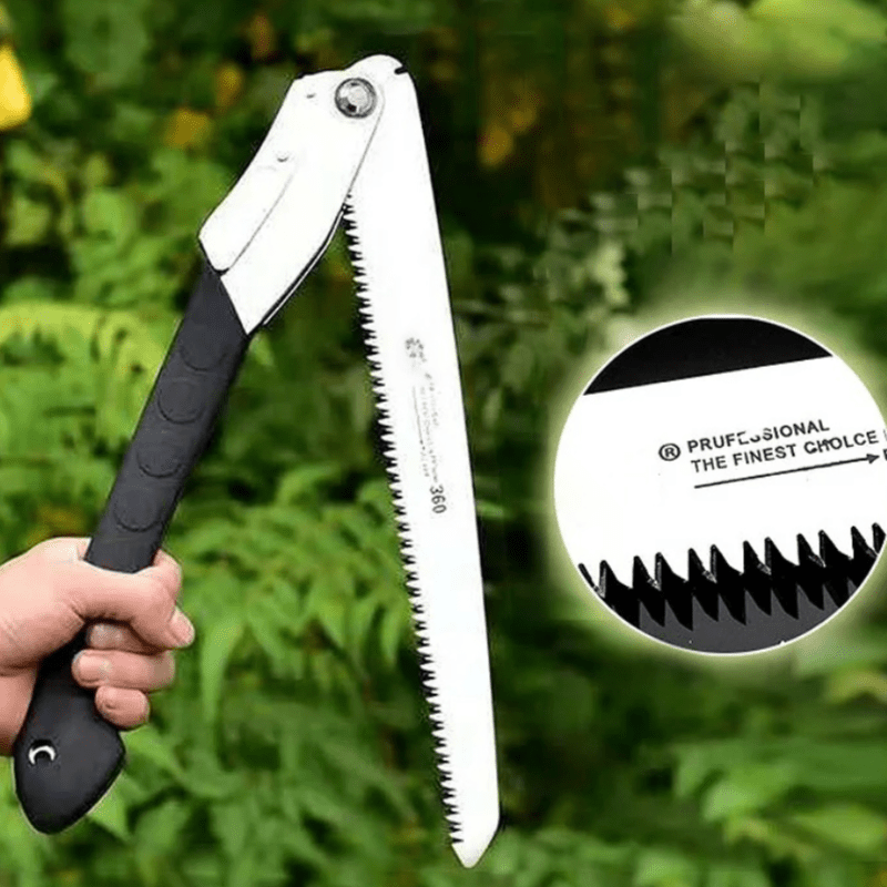 360° Extendable Folding Saw - Robust and Efficient for Gardening and Camping