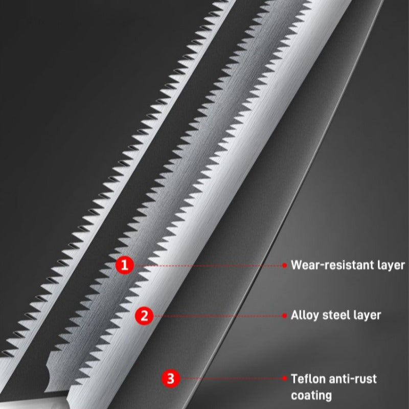 360° Extendable Folding Saw - Robust and Efficient for Gardening and Camping