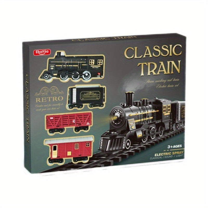 Retro Steam Train Playset - For Educational Adventures