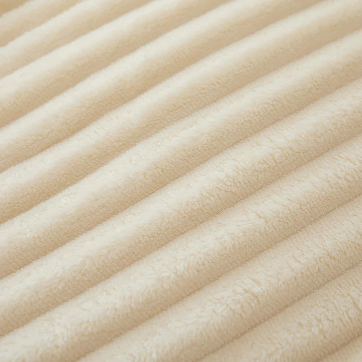 SnugStripe - Soft Striped Flannel Fleece Blanket - Warm & Comfortable