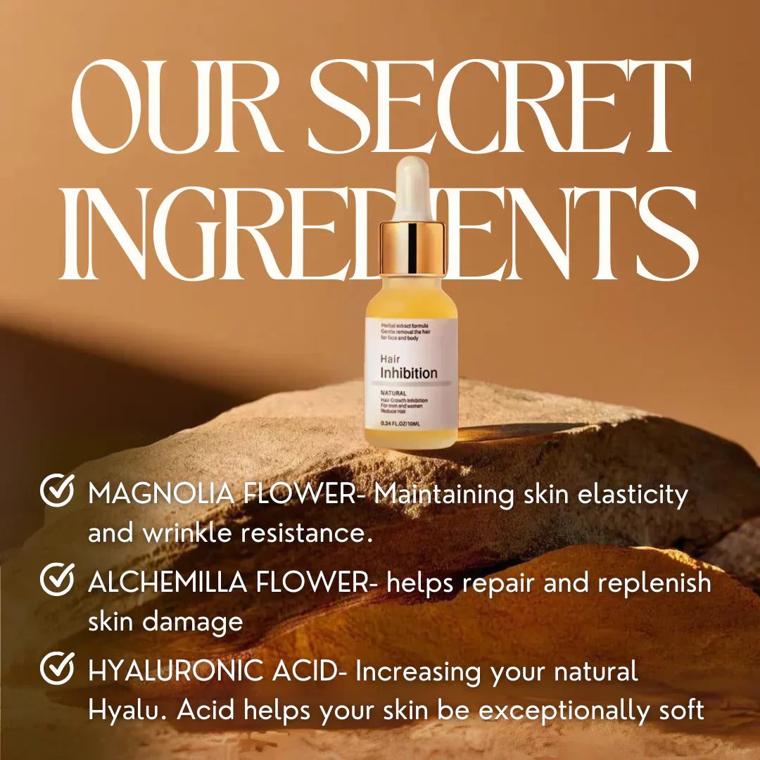 Hair Removal Serum – Naturally Hair-Reducing & Silky Smooth Skin