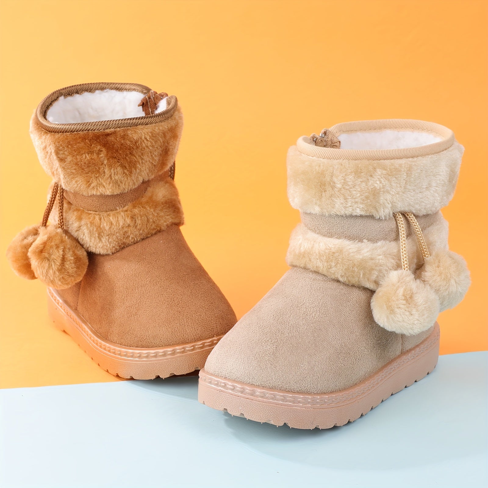 Cute Plush Boots for Girls - For Warmth and Comfort