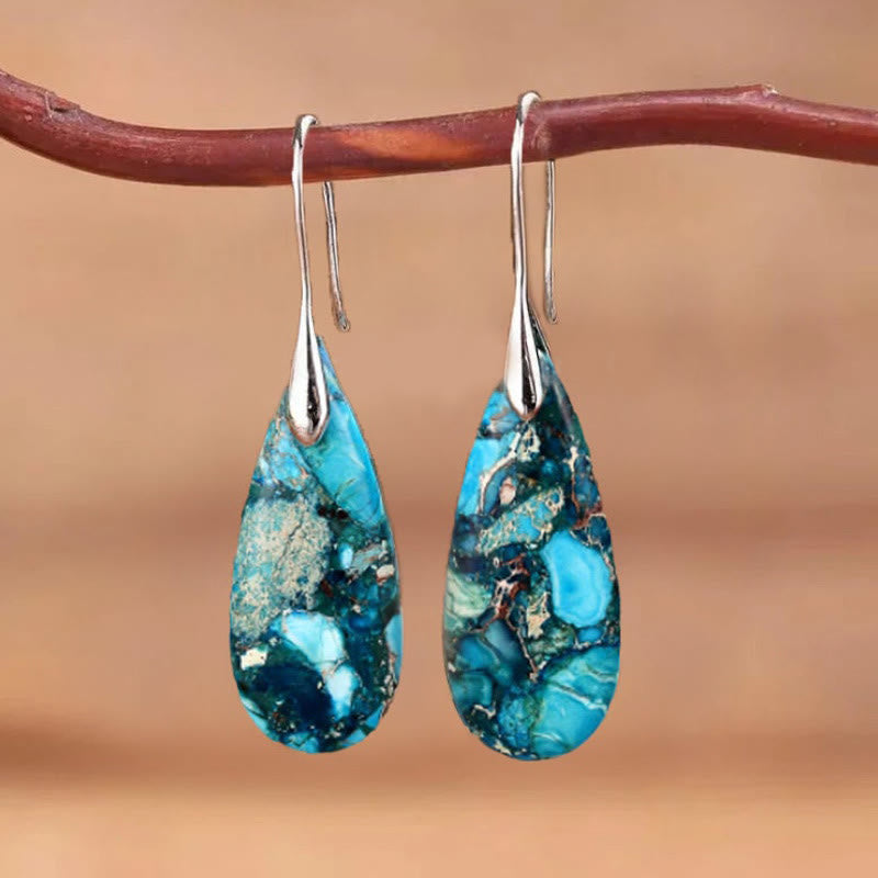 Teardrop Kaiserstone Earrings – Amara