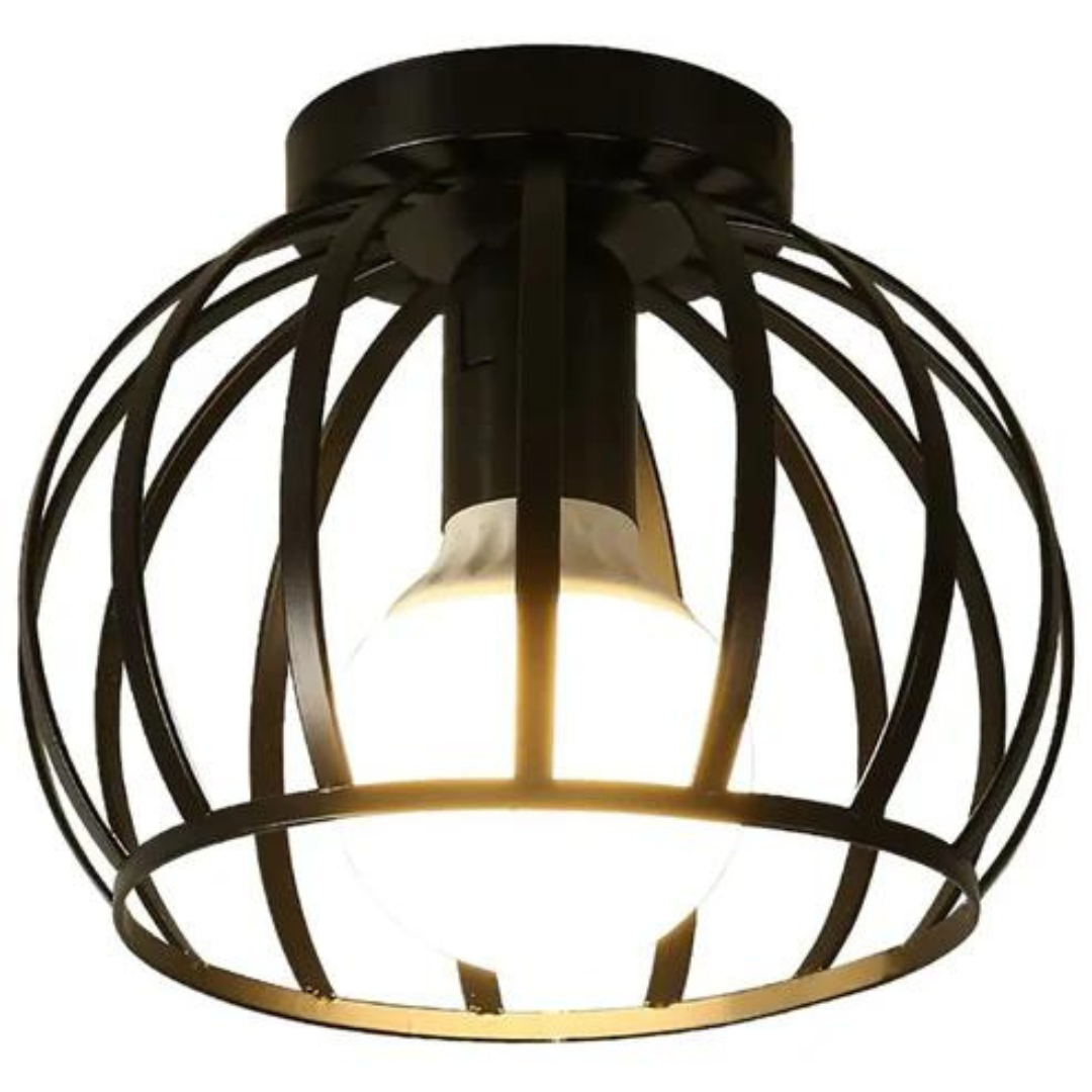 Trendy Industrial Ceiling Light with Open Design - ForgeLight
