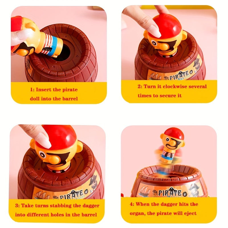 Pirate Barrel Lucky Game - Exciting, Fun, and Suitable for the Whole Family