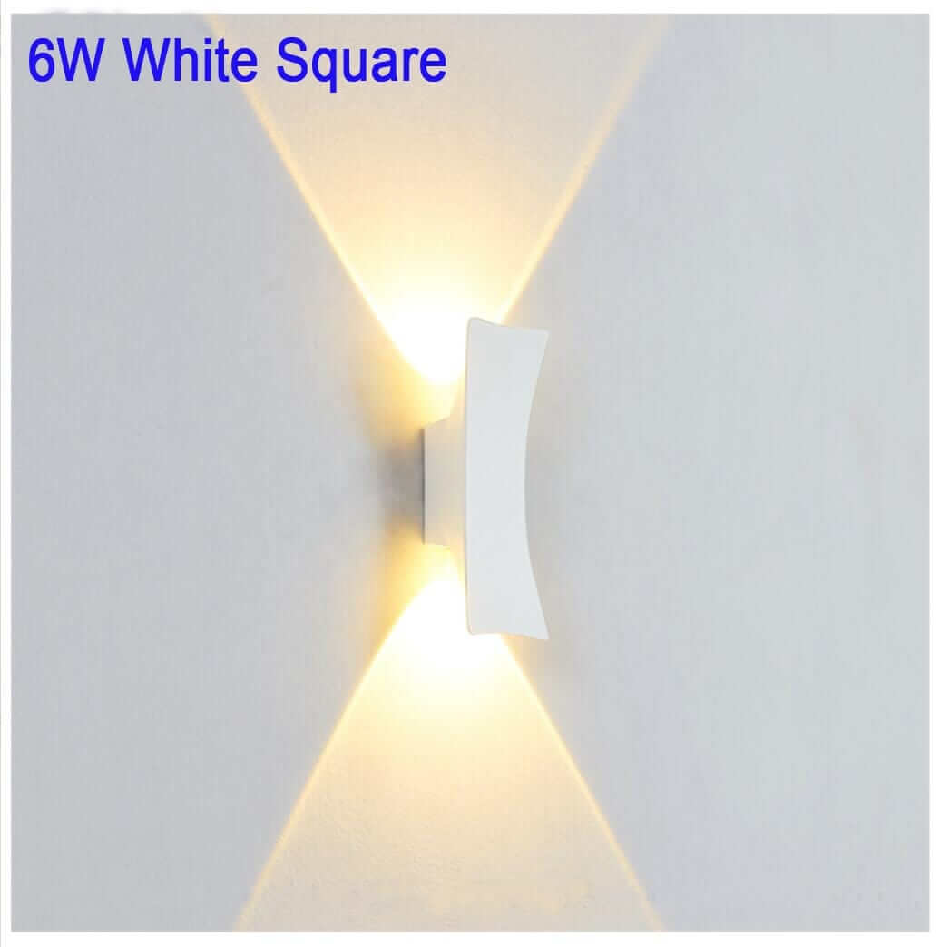 Modern Outdoor Wall Light - Oval & Rectangular Design