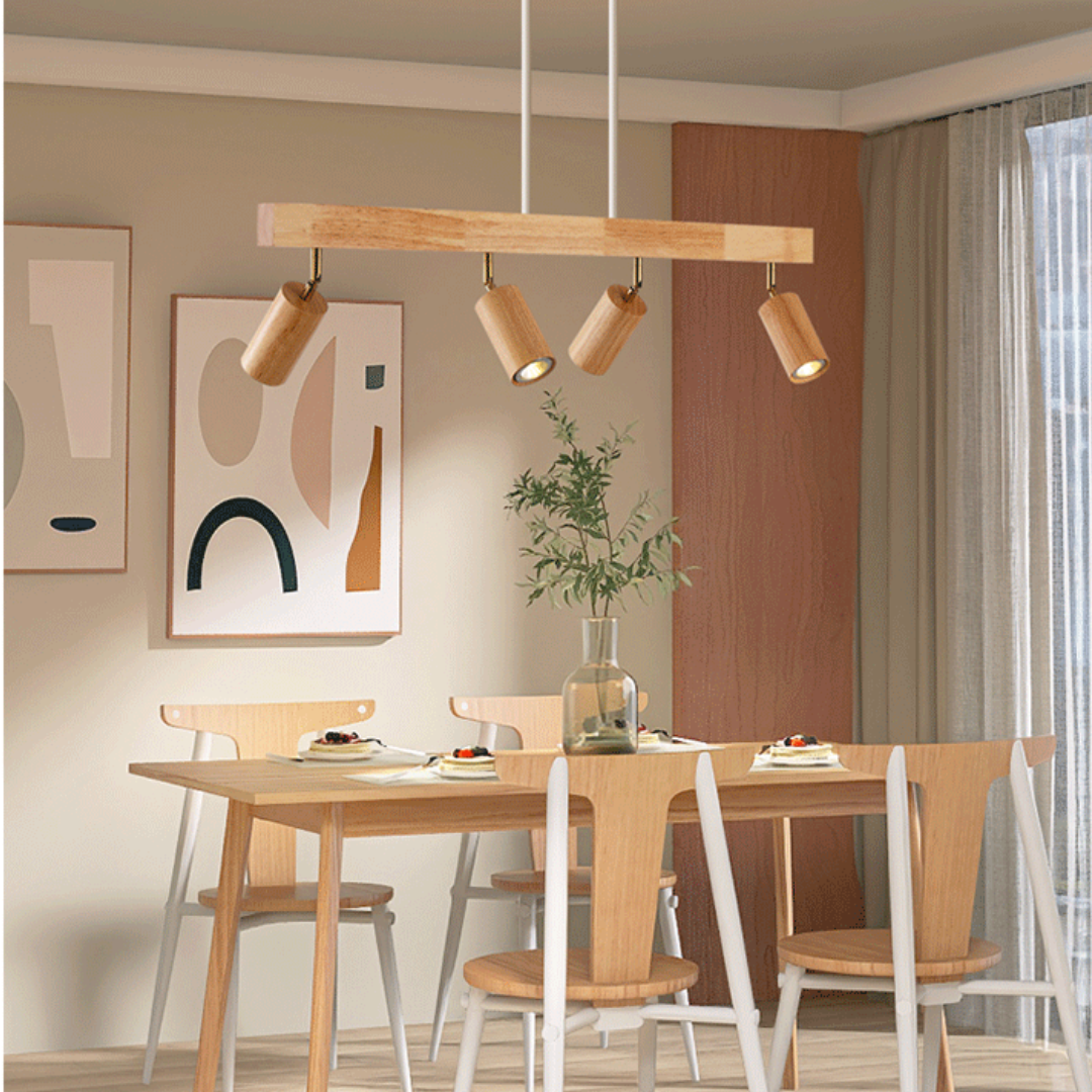 Adjustable Wooden Ceiling Spotlight – EcoLux