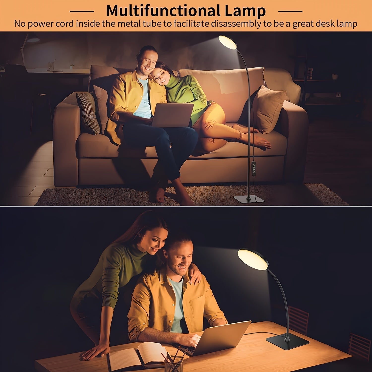 Flexible LED Floor Lamp - Perfect for Reading and Relaxation