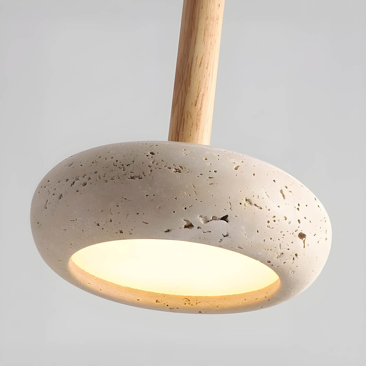 Natural Stone Pendant Lamp - Elegant & Sustainable