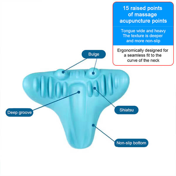 Ergonomic Neck Massage Cushion without Power – NeckEase Stretch