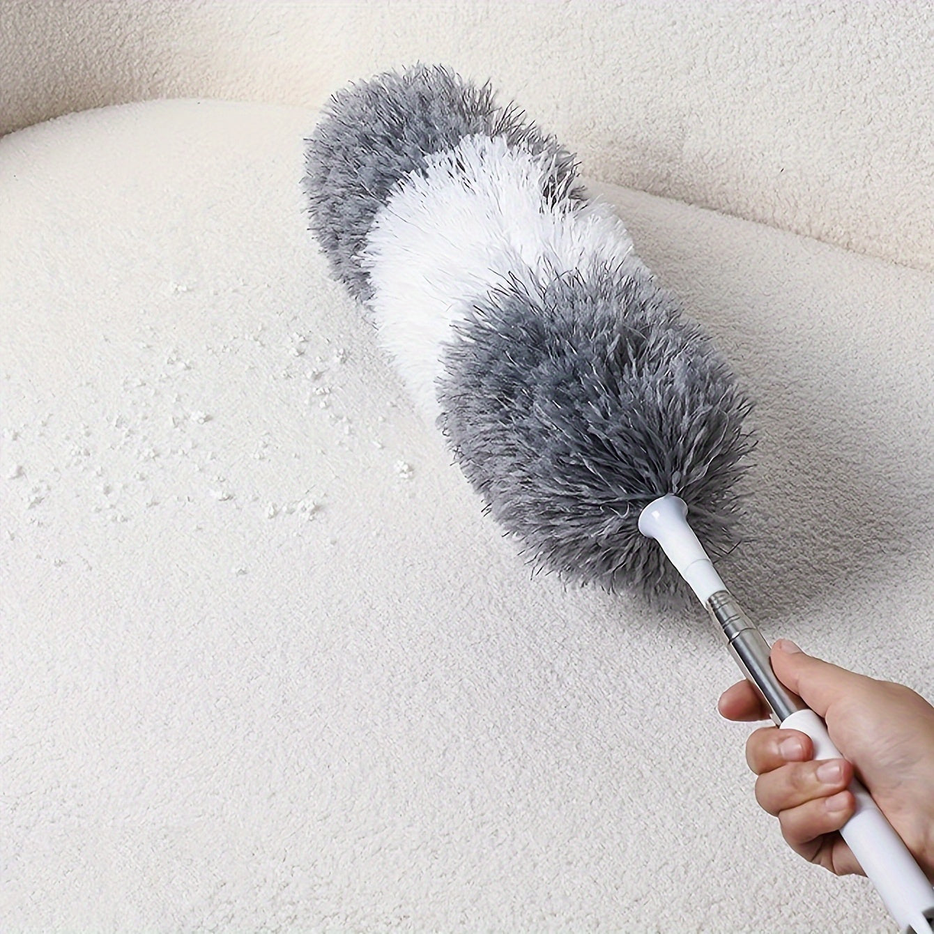 Extendable Microfibre Duster – Washable, Flexible, and Perfect for High Ceilings