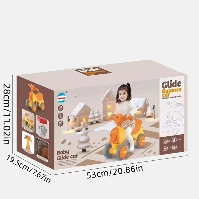 Stable Balance Bike for Children – Learning to Walk and Stand with Playful Colours and Safety